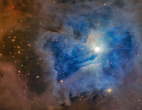 Nébuleuse de l'Iris dans la constellation de Céphée Nébuleuse de l'Iris dans la constellation de Céphée